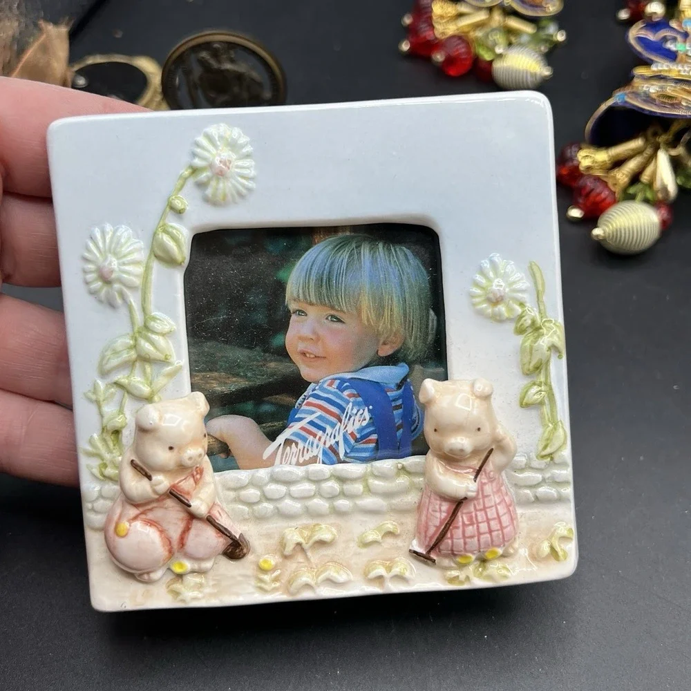 VTG Terragrafics Ceramic Picture Frame 